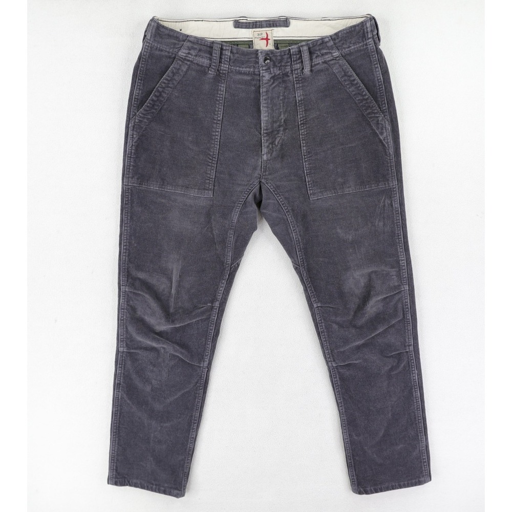 Relwen Corduroy Supply Pant Mens Size 32x29 Gray Cord Cotton Blend